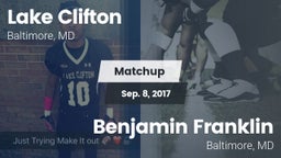 Matchup: Lake Clifton vs. Benjamin Franklin 2017