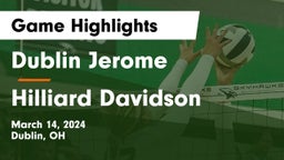 Dublin Jerome  vs Hilliard Davidson  Game Highlights - March 14, 2024