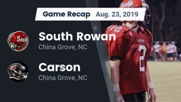 Recap: South Rowan  vs. Carson  2019