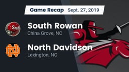 Recap: South Rowan  vs. North Davidson  2019