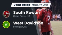 Recap: South Rowan  vs. West Davidson  2021