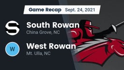 Recap: South Rowan  vs. West Rowan  2021