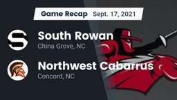 Recap: South Rowan  vs. Northwest Cabarrus  2021