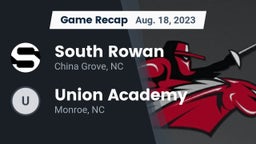 Recap: South Rowan  vs. Union Academy  2023