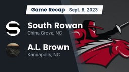 Recap: South Rowan  vs. A.L. Brown  2023