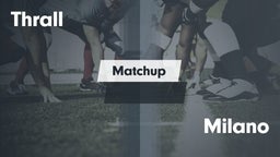 Matchup: Thrall vs. Milano  2016