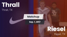 Matchup: Thrall vs. Riesel  2017