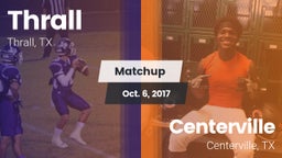 Matchup: Thrall vs. Centerville  2017
