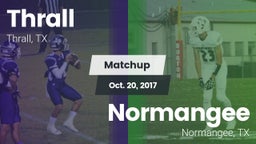 Matchup: Thrall vs. Normangee  2017