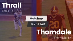 Matchup: Thrall vs. Thorndale  2017