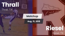 Matchup: Thrall vs. Riesel  2018
