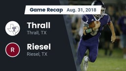 Recap: Thrall  vs. Riesel  2018