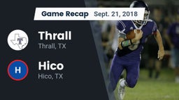 Recap: Thrall  vs. Hico  2018