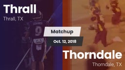 Matchup: Thrall vs. Thorndale  2018