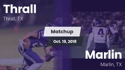 Matchup: Thrall vs. Marlin  2018