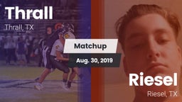 Matchup: Thrall vs. Riesel  2019