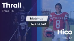 Matchup: Thrall vs. Hico  2019