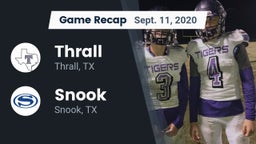 Recap: Thrall  vs. Snook  2020