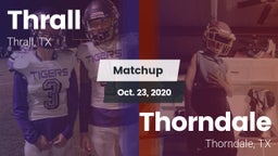 Matchup: Thrall vs. Thorndale  2020