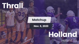 Matchup: Thrall vs. Holland  2020