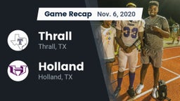 Recap: Thrall  vs. Holland  2020