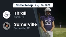 Recap: Thrall  vs. Somerville  2022