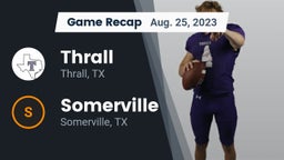 Recap: Thrall  vs. Somerville  2023