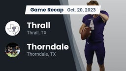 Recap: Thrall  vs. Thorndale  2023