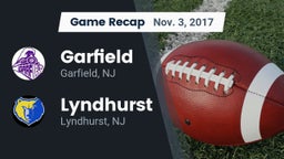 Recap: Garfield  vs. Lyndhurst  2017