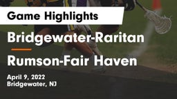 Bridgewater-Raritan  vs Rumson-Fair Haven  Game Highlights - April 9, 2022