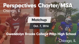 Matchup: Perspectives Charter vs. Gwendolyn Brooks College Prep High  School 2016