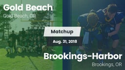 Matchup: Gold Beach High vs. Brookings-Harbor  2018