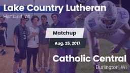 Matchup: Lake Country Luthera vs. Catholic Central  2017