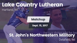 Matchup: Lake Country Luthera vs. St. John's Northwestern Military  2017