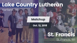 Matchup: Lake Country Luthera vs. St. Francis  2018