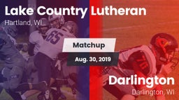 Matchup: Lake Country Luthera vs. Darlington  2019