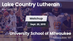 Matchup: Lake Country Luthera vs. University School of Milwaukee 2019