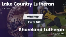Matchup: Lake Country Luthera vs. Shoreland Lutheran  2020
