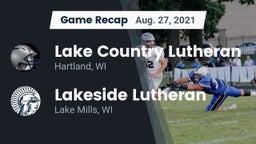 Recap: Lake Country Lutheran  vs. Lakeside Lutheran  2021