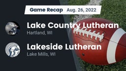 Recap: Lake Country Lutheran  vs. Lakeside Lutheran  2022
