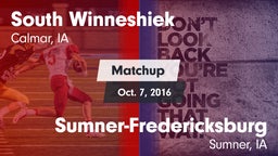 Matchup: South Winneshiek vs. Sumner-Fredericksburg  2016