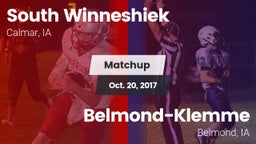 Matchup: South Winneshiek vs. Belmond-Klemme  2017