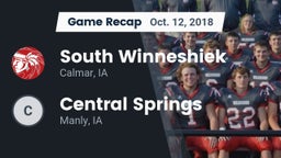 Recap: South Winneshiek  vs. Central Springs  2018