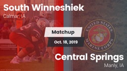 Matchup: South Winneshiek vs. Central Springs  2019