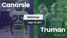 Matchup: Canarsie vs. Truman  2017