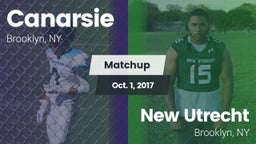 Matchup: Canarsie vs. New Utrecht  2017