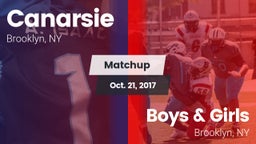Matchup: Canarsie vs. Boys & Girls  2017