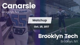 Matchup: Canarsie vs. Brooklyn Tech  2017