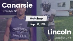 Matchup: Canarsie vs. Lincoln  2018