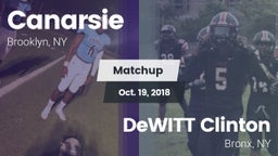 Matchup: Canarsie vs. DeWITT Clinton  2018